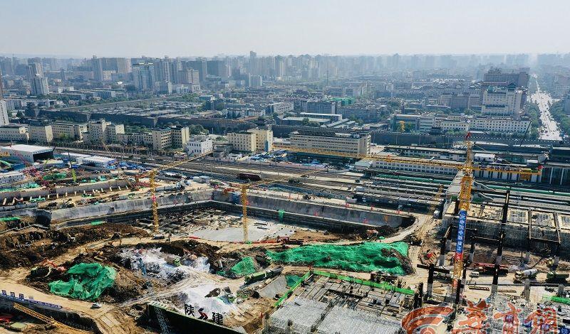 西安火車站北廣場及周邊市政配套工程明年 4 月交付使用